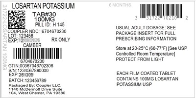 Label (31722 702 10 Losartan 100mg 67046 702 30)
